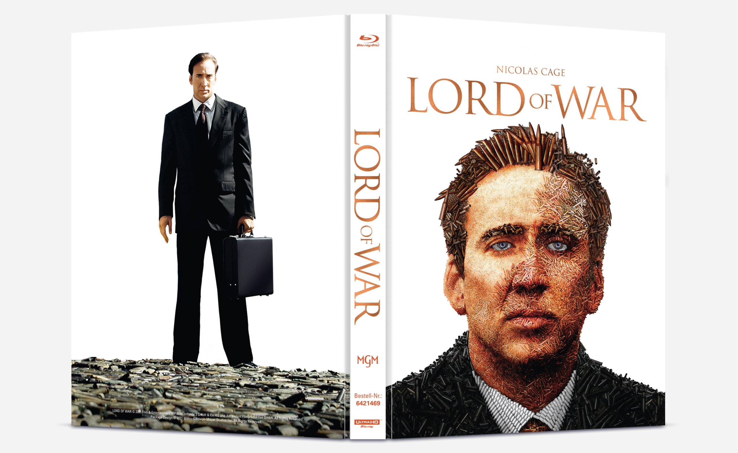 Lord of War 4K Mediabook (Front- und Backcover)