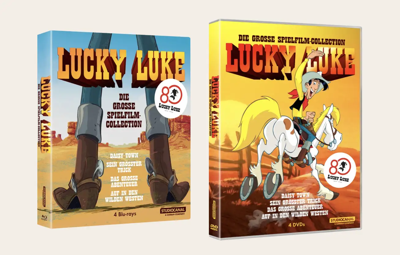 Lucky Luke Blu-ray DVD Spielfilm Collection