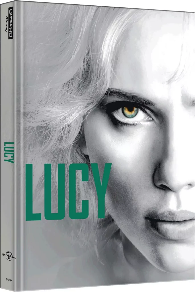 Lucy 4K Mediabook B - 3D Ansicht mit Scarlett Johansson (ohne FSK)