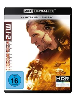 MI 2 Mission Impossible 2 4K Blu-ray UHD Blu-ray Disc