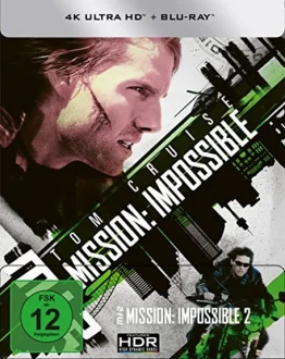 MI 2 Mission Impossible 2 4K Steelbook UHD Blu-ray Disc