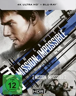 MI3 Mission Impossible 3 4K Steelbook UHD Blu-ray Disc