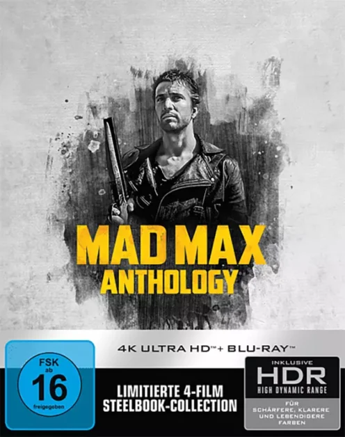 Mad Max (4 Film Collection) – 4K Steelbook (UHD + Blu-ray Disc)