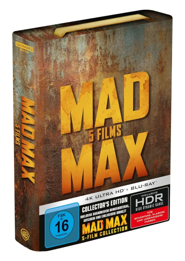 Mad Max (5 Film Collection im Benzinkanister) – 4K Blu-ray (UHD + Blu-ray Disc)