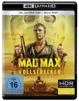 Mad Max: Der Vollstrecker mit Mel Gibson - 4K Blu-ray Disc Frontcover