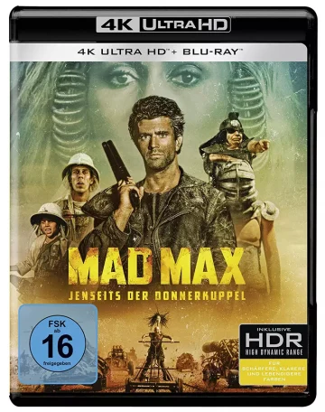 Mad Max - Jenseits der Donnerkuppel mit Tina Turner (4K Blu-ray Frontcover)