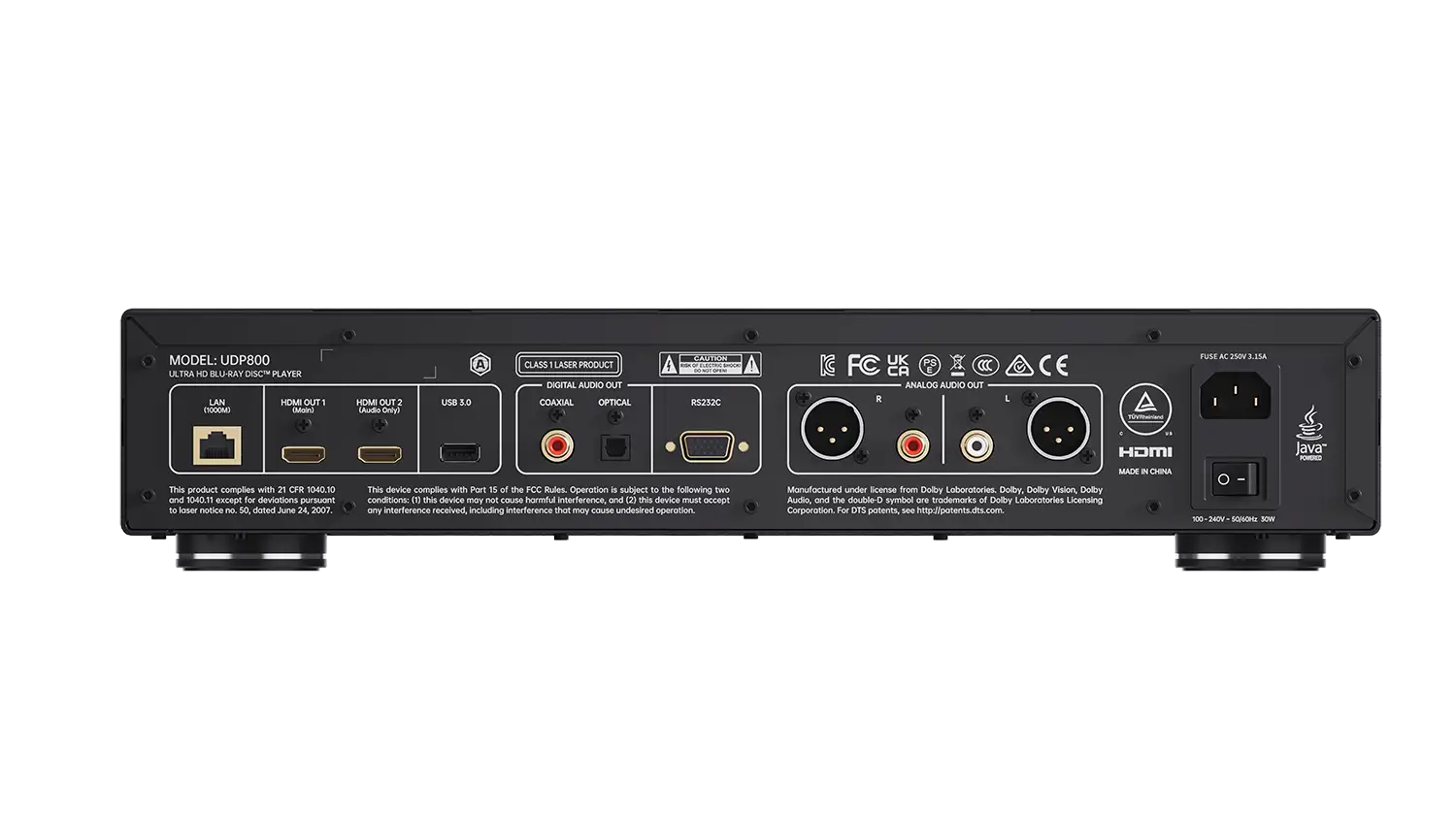 Magnetar UDP800 Rückseite