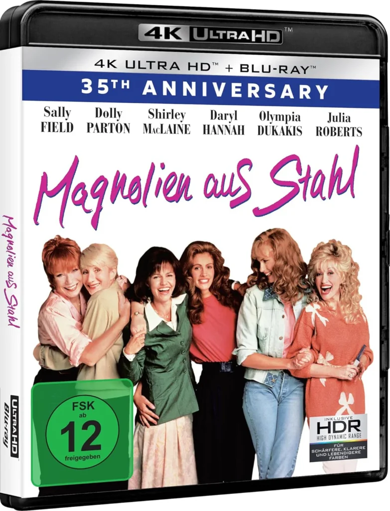 Magnolien aus Stahl 4K Blu-ray Ultra HD Blu-ray Disc Cover