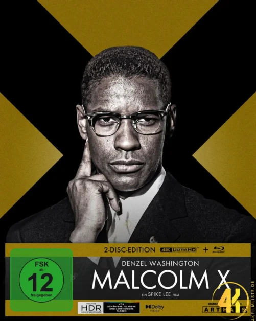 Malcolm X 4K Mediabook Ultra HD Blu-ray Disc