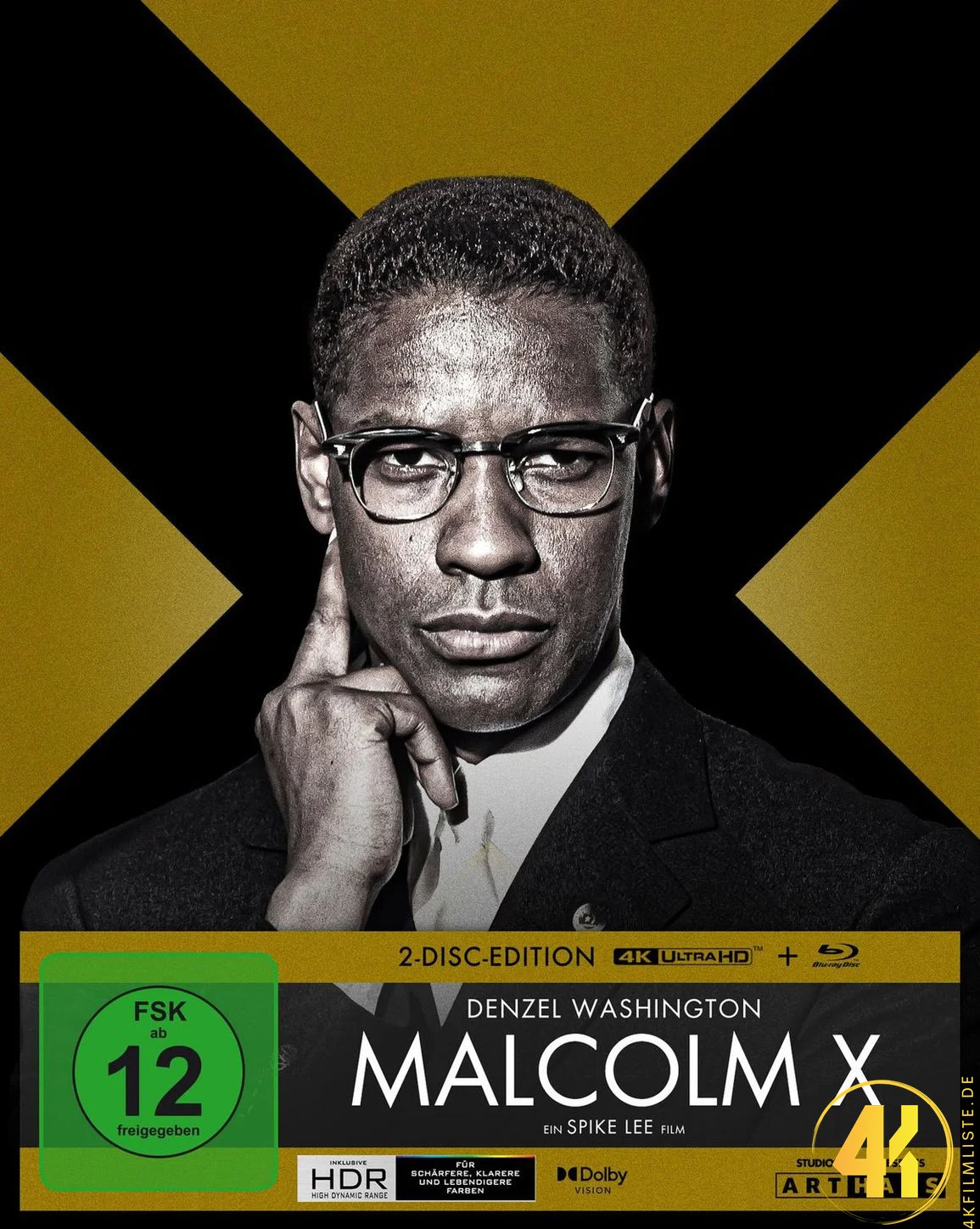 Malcolm X – 4K Mediabook (UHD + Blu-ray Disc)