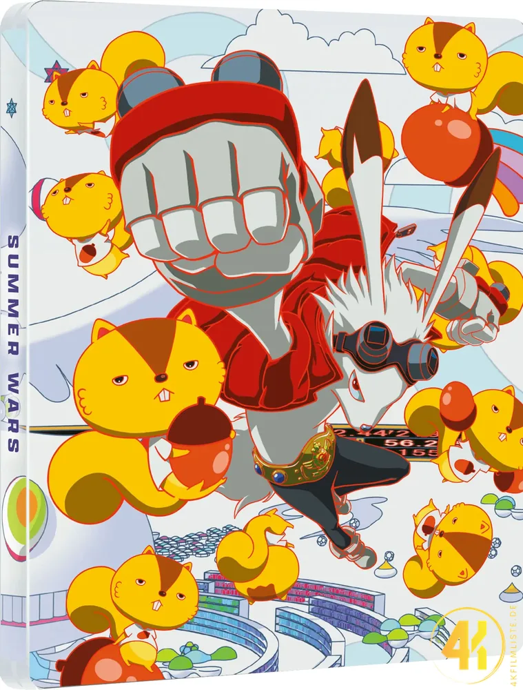 Mamoru Hosoda Summer Wars ohne FSK 4K Steelbook Front Ultra HD Blu-ray Disc