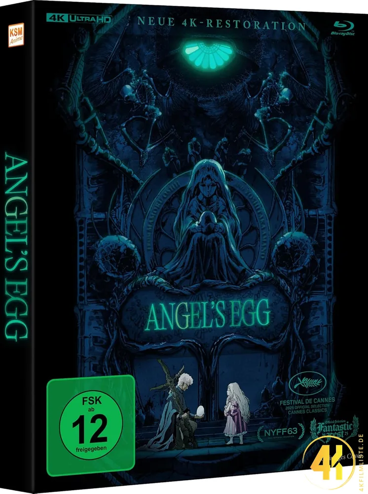 Mamoru Oshii Angel's Egg 4K Blu-ray Ultra HD Blu-ray Disc