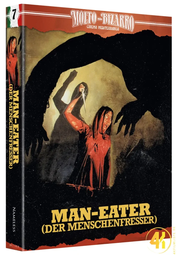 Man Eater (Der Menschenfresser) (Cover I) – 4K Mediabook (UHD + 2x Blu-ray Disc)