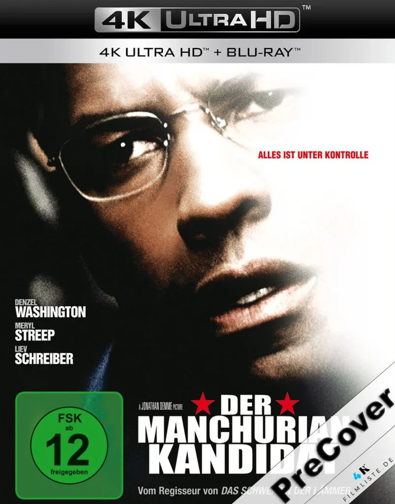 Der Manchurian Kandidat 4K Ultra HD Blu-ray PreCover