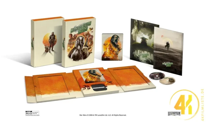 The Mandalorian & Grogu (Limited Beskar Collector’s Edition) – 4K Steelbook (UHD + Blu-ray Disc)