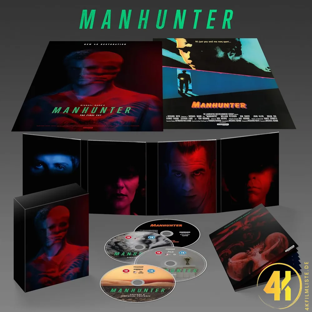 Manhunter Final Cut 4K Digipak Ultra HD Blu-ray Disc