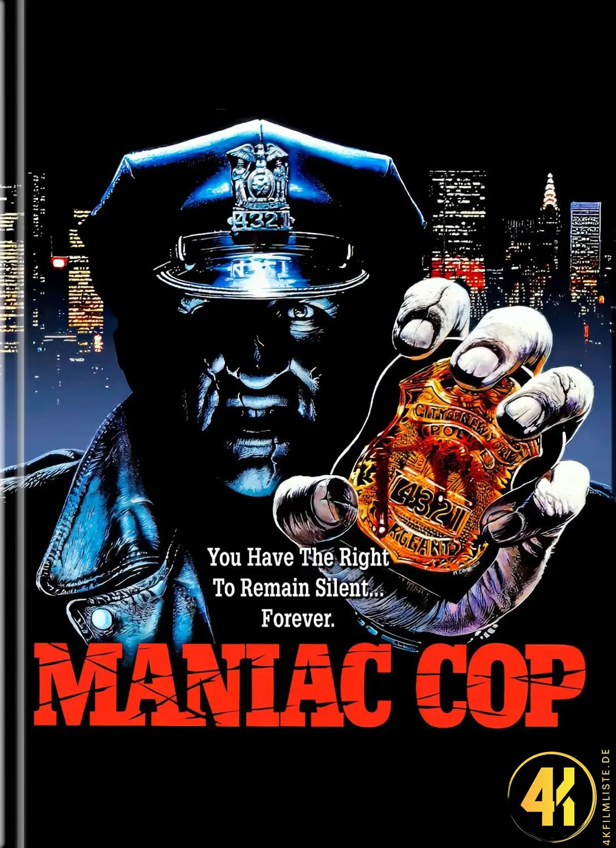 Maniac Cop (Cover A) – 4K Mediabook (UHD + Blu-ray Disc)