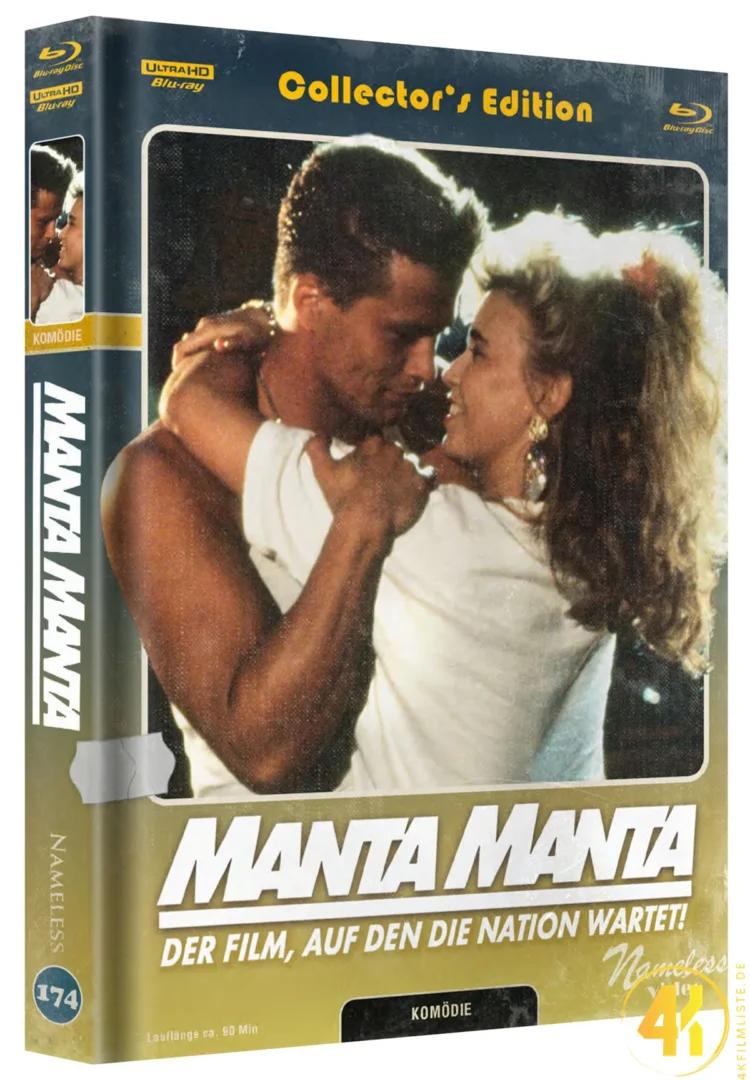 Manta Klassiker Retro Cover C 4K Mediabook Ultra HD Blu-ray Disc