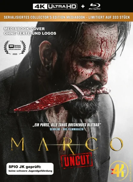 Marco 4K Mediabook Cover A Ultra HD Blu-ray Disc