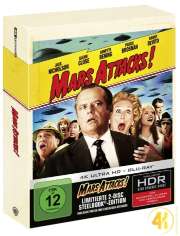 Mars Attacks! (Collector’s Edition) – 4K Steelbook (UHD + Blu-ray Disc)