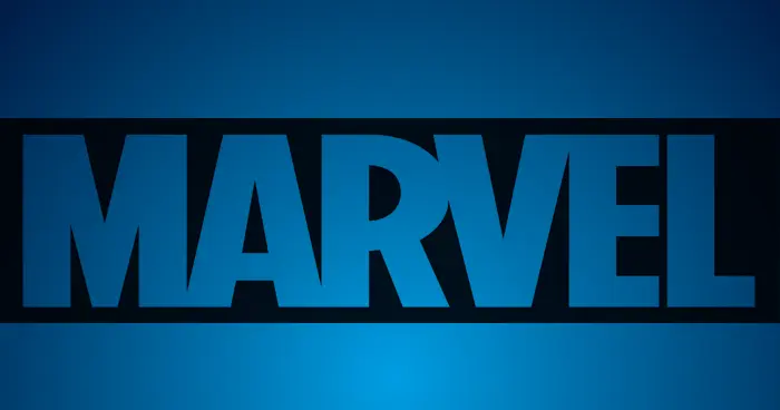 Marvel Logo blau