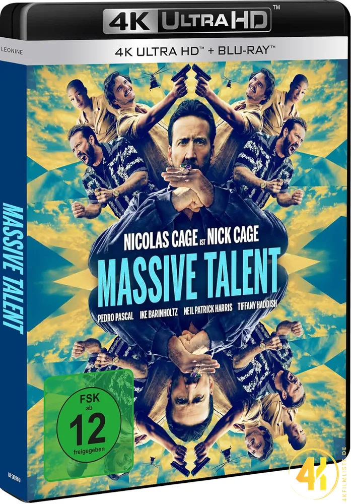 Massive Talent 4K Blu-ray Ultra HD Blu-ray Disc