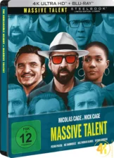 Massive Talent 4K Steelbook Ultra HD Blu-ray Disc