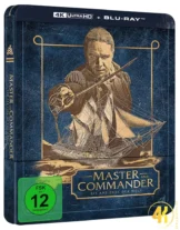 Master And Commander 4K Steelbook Front Ultra HD Blu-ray Disc
