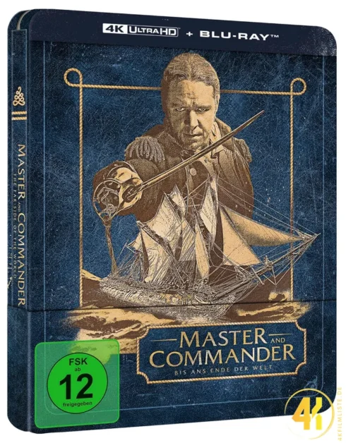 Master & Commander: Bis ans Ende der Welt – 4K Steelbook (UHD + Blu-ray Disc)