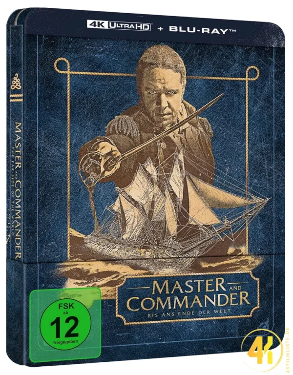 Master & Commander: Bis ans Ende der Welt – 4K Steelbook (UHD + Blu-ray Disc)