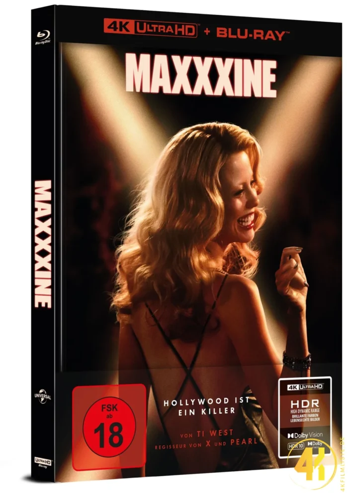 MaXXXine (Cover A) – 4K Mediabook (UHD + Blu-ray Disc)