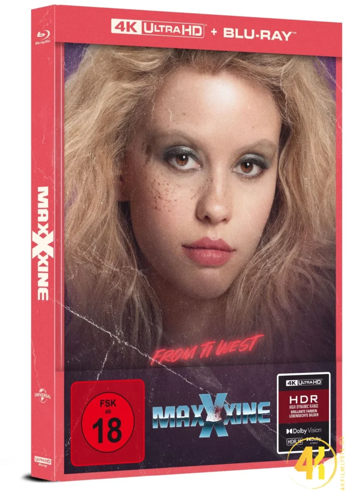 MaXXXine (Cover B) – 4K Mediabook (UHD + Blu-ray Disc)