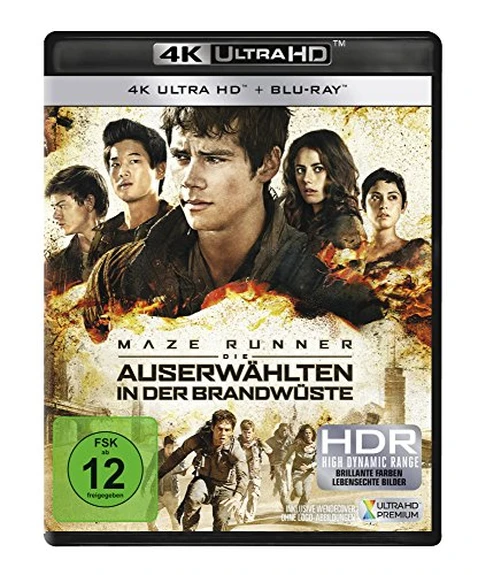 Maze Runner 2 Die Auserwählten in der Brandwüste 4K Blu-ray UHD Blu-ray Disc
