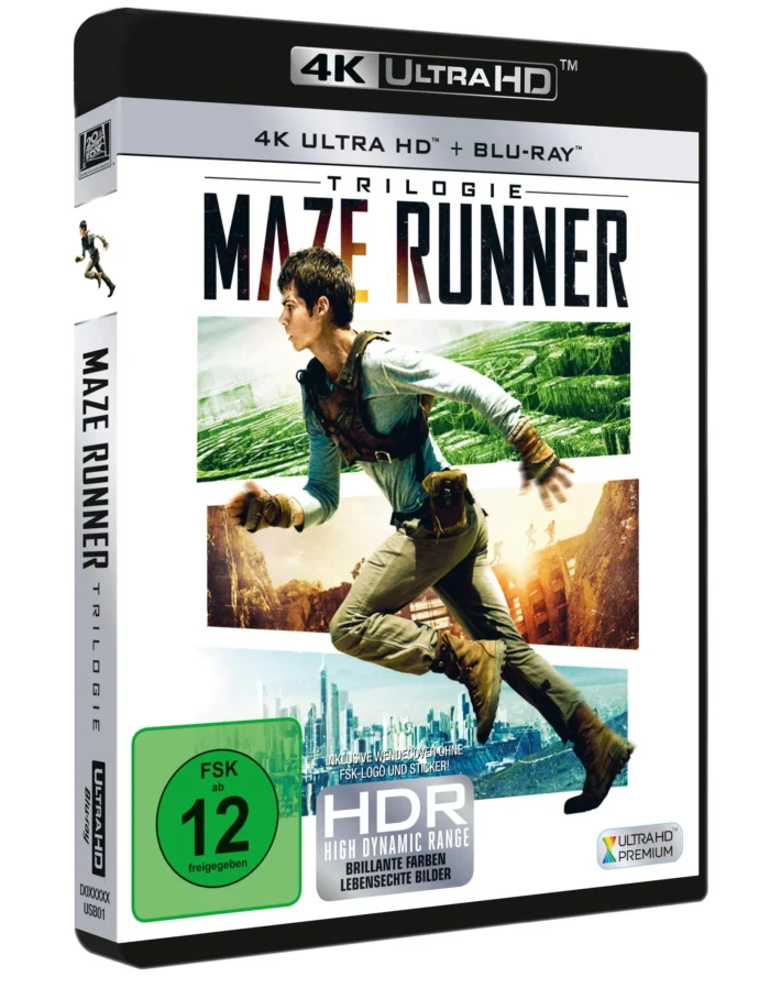 Maze Runner (1 – 3) – 4K Blu-ray (UHD + Blu-ray Disc)