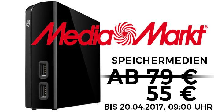 Seagate Speichermedien reduziert (19.04.2017)