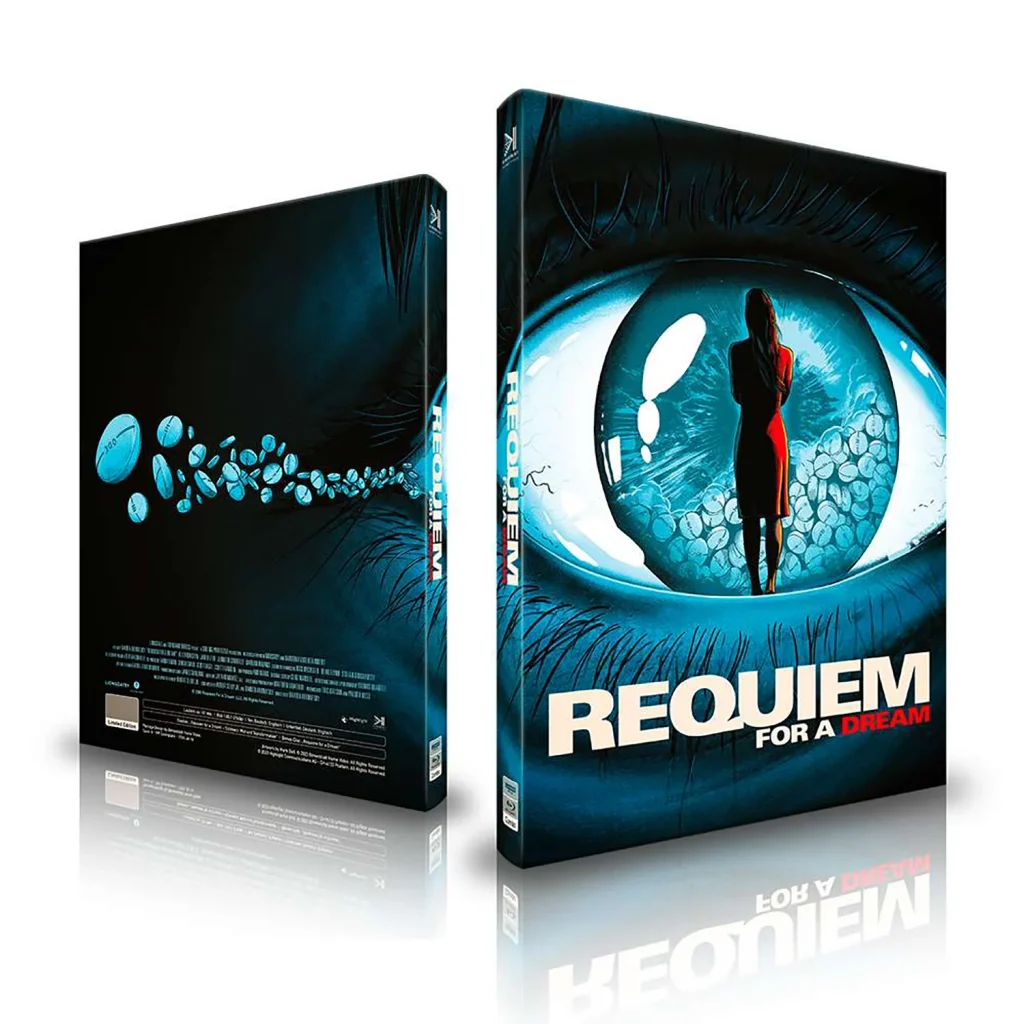 Mediabook A Requiem for a Dream Ultra HD Blu-ray Disc Backcover