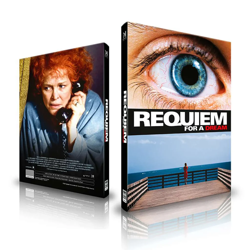 Mediabook B Requiem for a Dream Ultra HD Blu-ray Disc Backcover