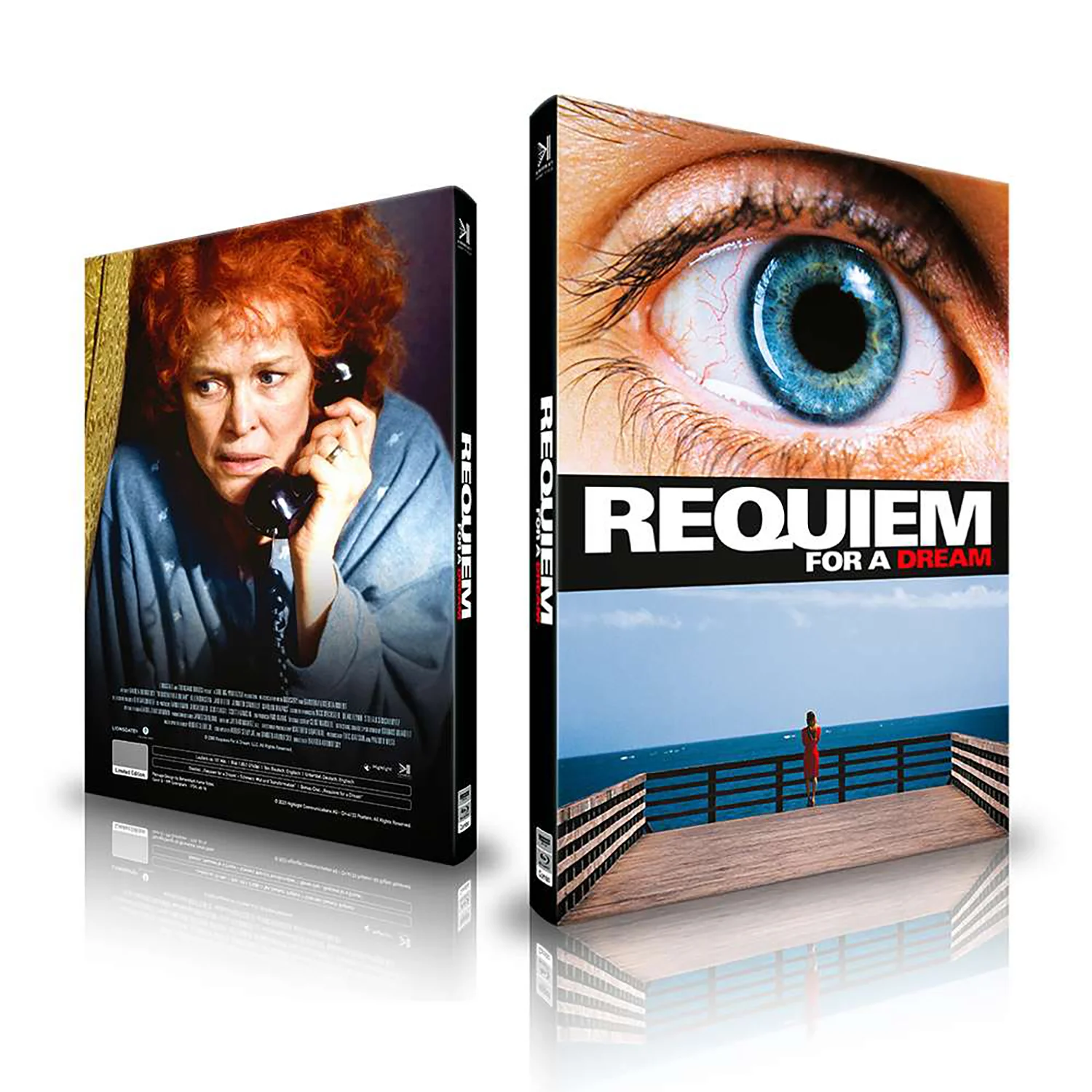 Mediabook B Requiem for a Dream Ultra HD Blu-ray Disc Backcover