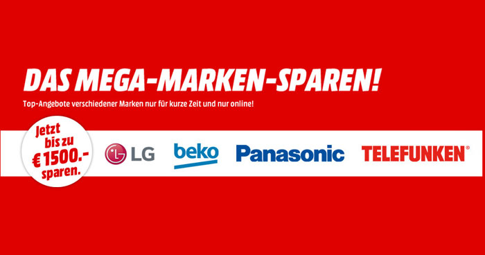 Marken sparen – Bei LG und Panasonic bis zu 1.500 € sparen