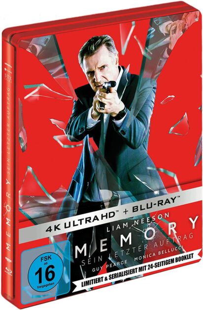Memory: Sein letzter Auftrag – 4K Steelbook (UHD + Blu-ray Disc)