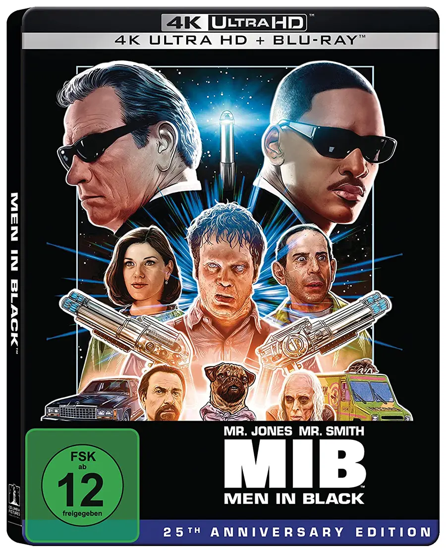 Men in Black (25th Anniversary Edition) – 4K Steelbook (UHD Blu-ray Disc)