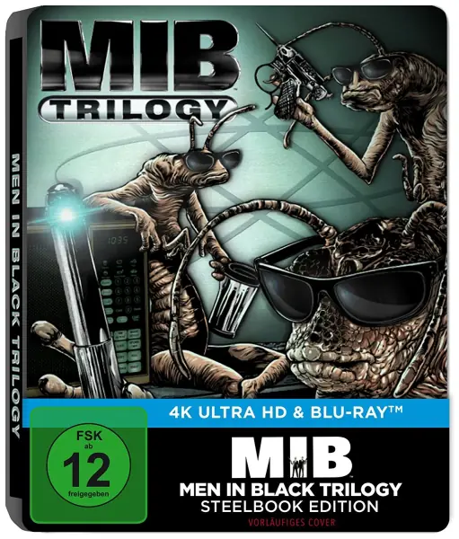 4K Ultra HD Steelbook zur „Men in Black“-Trilogie