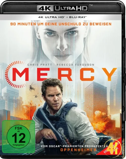 Mercy 2025 4K Blu-ray Ultra HD Blu-ray Disc