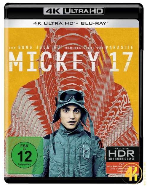 Mickey 17 4K Blu-ray UHD Keep Case Ultra HD Blu-ray Disc