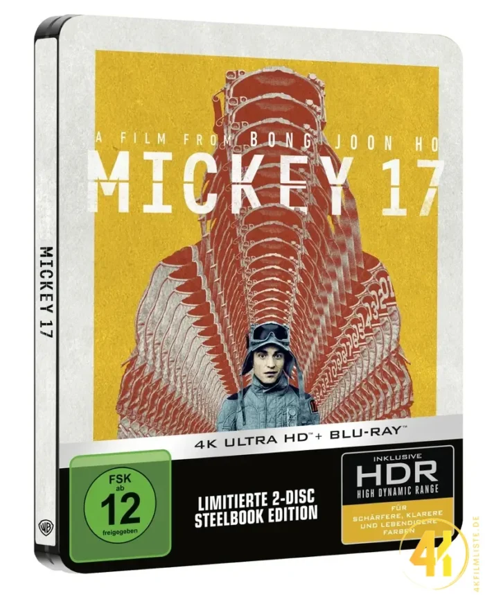 Mickey 17 (Cover C) – 4K Steelbook (UHD + Blu-ray Disc)