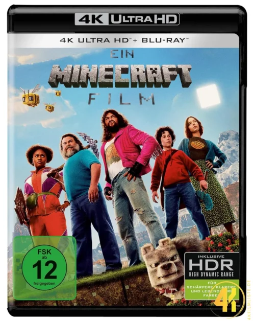 Minecraft 4K Blu-ray UHD Keep Case Ultra HD Blu-ray Disc