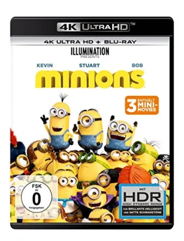 Minions 4K Blu-ray UHD Blu-ray Disc