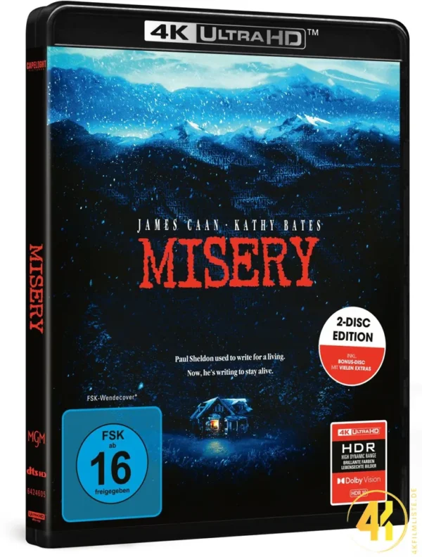 Misery – 4K Blu-ray (UHD + Bonus Blu-ray)
