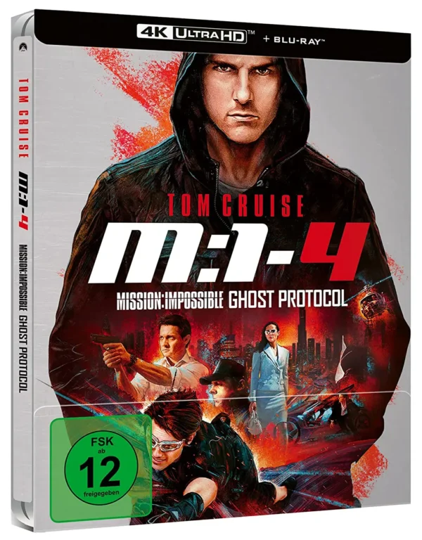 Mission: Impossible 4: Phantom Protokoll – 4K Steelbook 2023 (UHD + Blu-ray Disc)