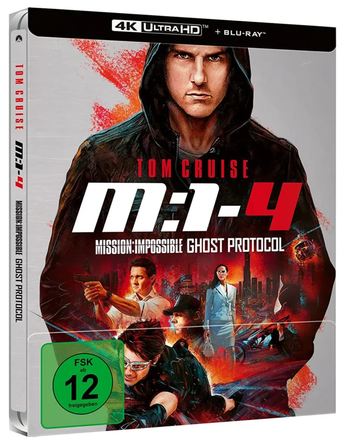 Mission: Impossible 4: Phantom Protokoll – 4K Steelbook 2023 (UHD + Blu-ray Disc)